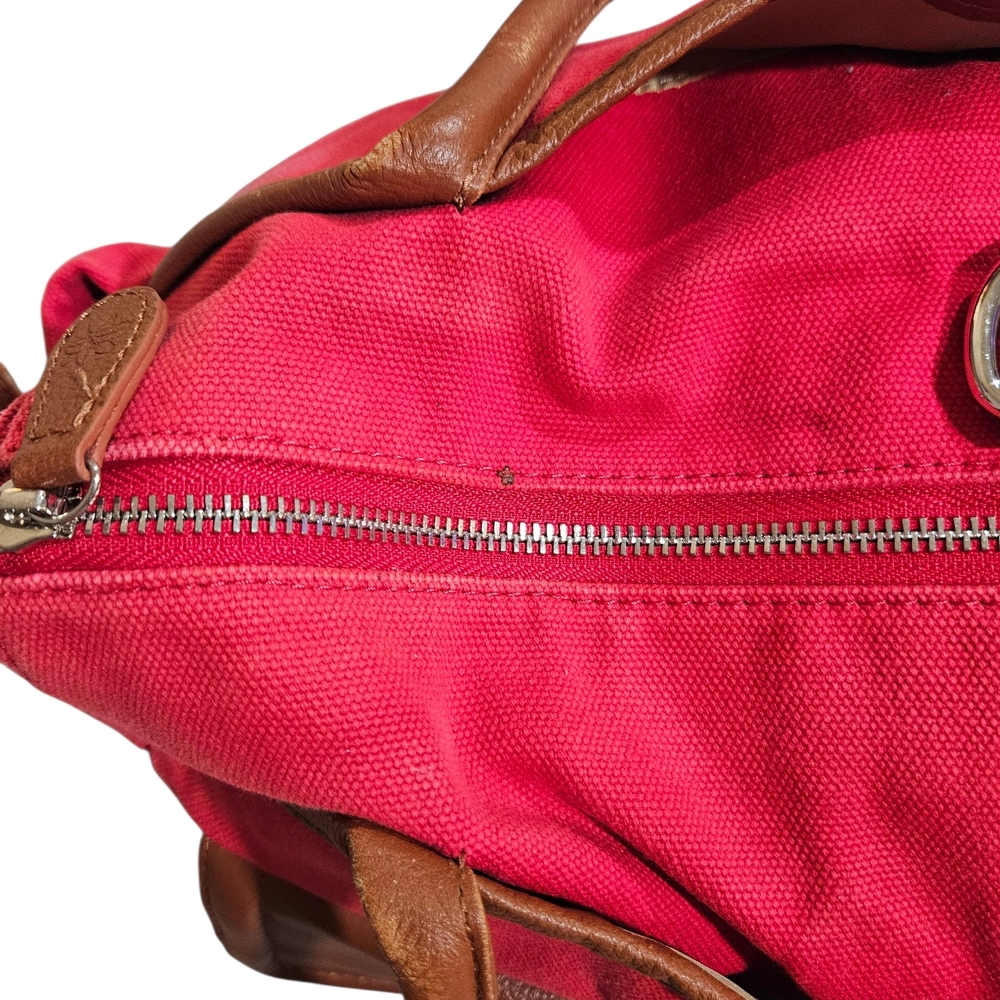 Lily Jade Canvas&Leather DiaperBag Crossbody Purse - Picture 5 of 15